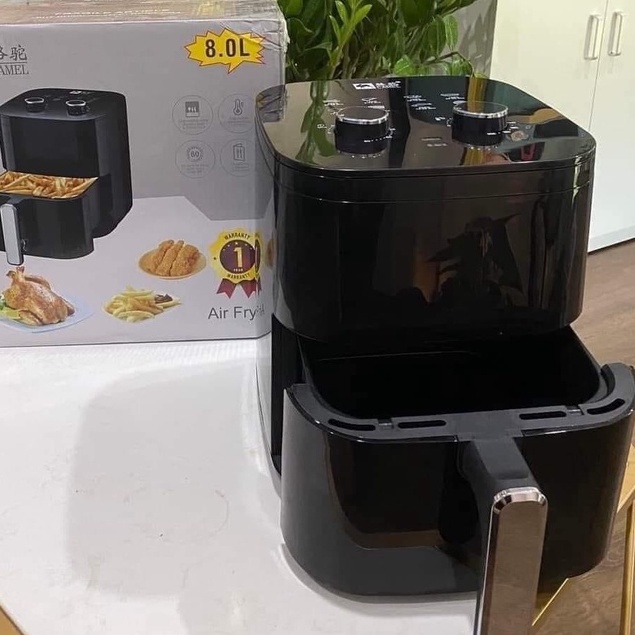 NỒI CHIÊN KHÔNG DẦU CAMEL 8L THẾ HỆ MỚI BẢO HÀNH 6 THÁNG