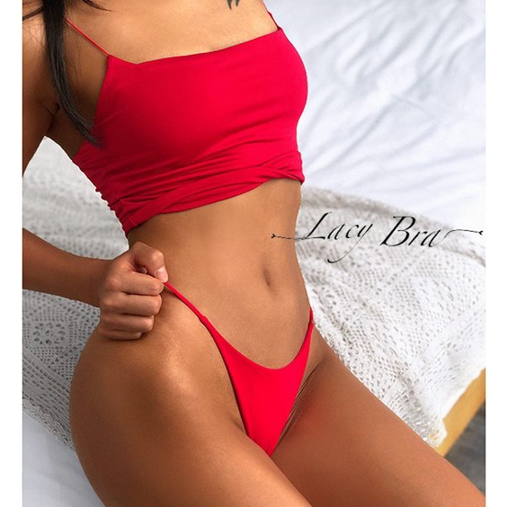 Quần Lót Lọt Khe Cotton Thun Lạnh Dây Mảnh Sexy Lacy Bra - QL53 | BigBuy360 - bigbuy360.vn