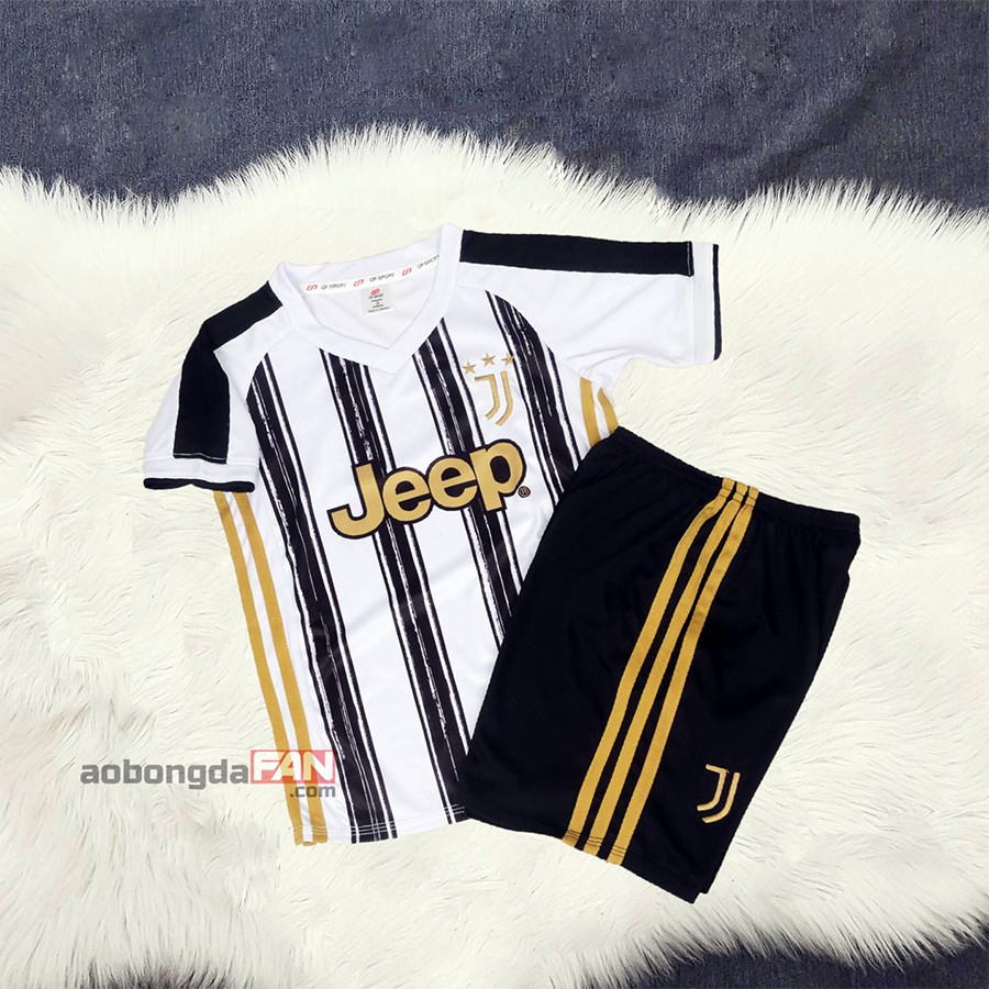 [Mã FAMAYMA2 giảm 10K đơn 50K] Bộ Bóng Đá Trẻ Em Juventus 20/21 Mới Nhất - Cao Cấp (Hình Thật)