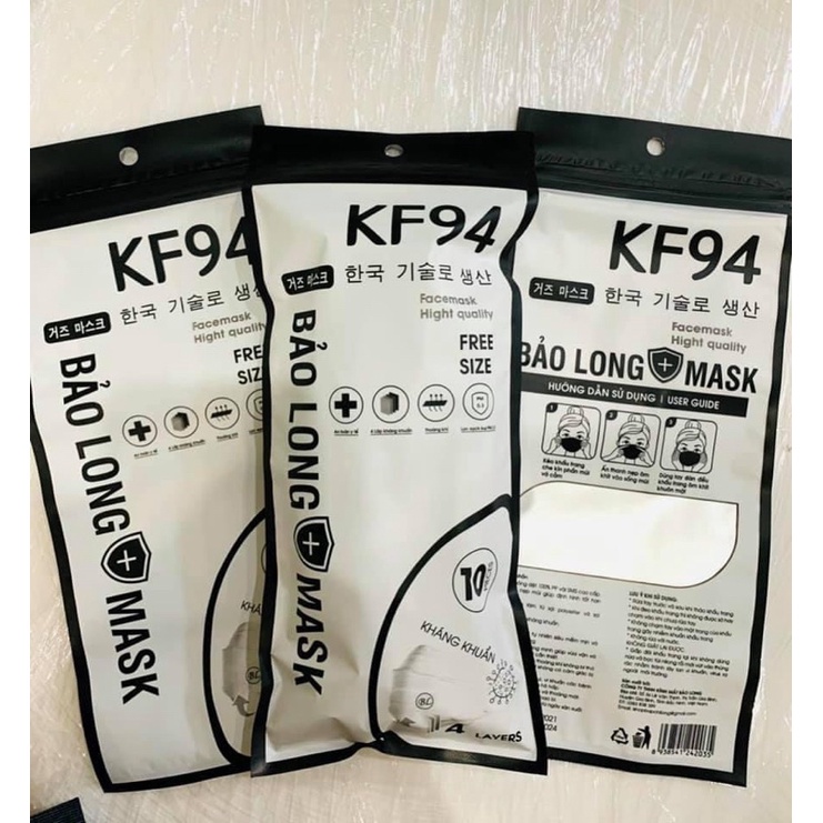(SỈ) Khẩu Trang 4D KF94 BL 1 thùng 300 cái