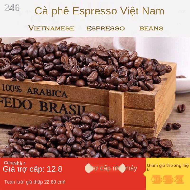 【HOT】Cà phê hạt đen không đường rang bằng than tươi của Việt Nam có thể xay 180g / 1000g dùng cho quán
