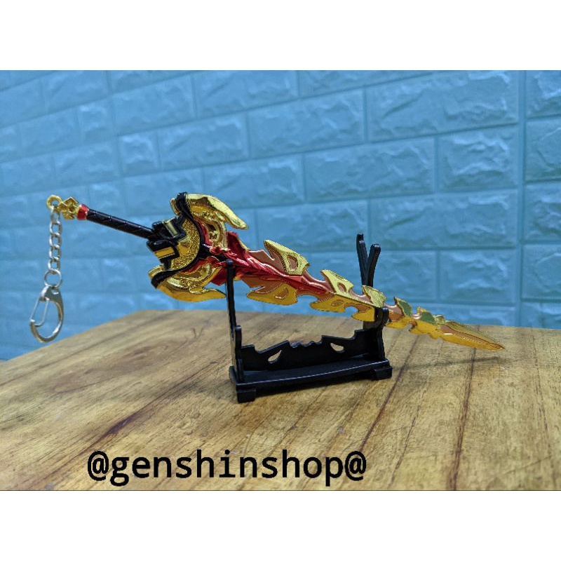 Mô hình móc khoá kjếm Ly Cốt Genshin Impact 20cm