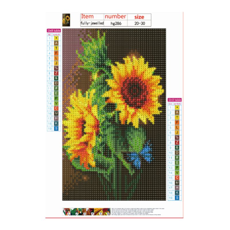 Bộ Tranh Đính Đá 5D Toàn Diện Họa Tiết Hoa Độc Đáo Trang Trí Nhà Cửa