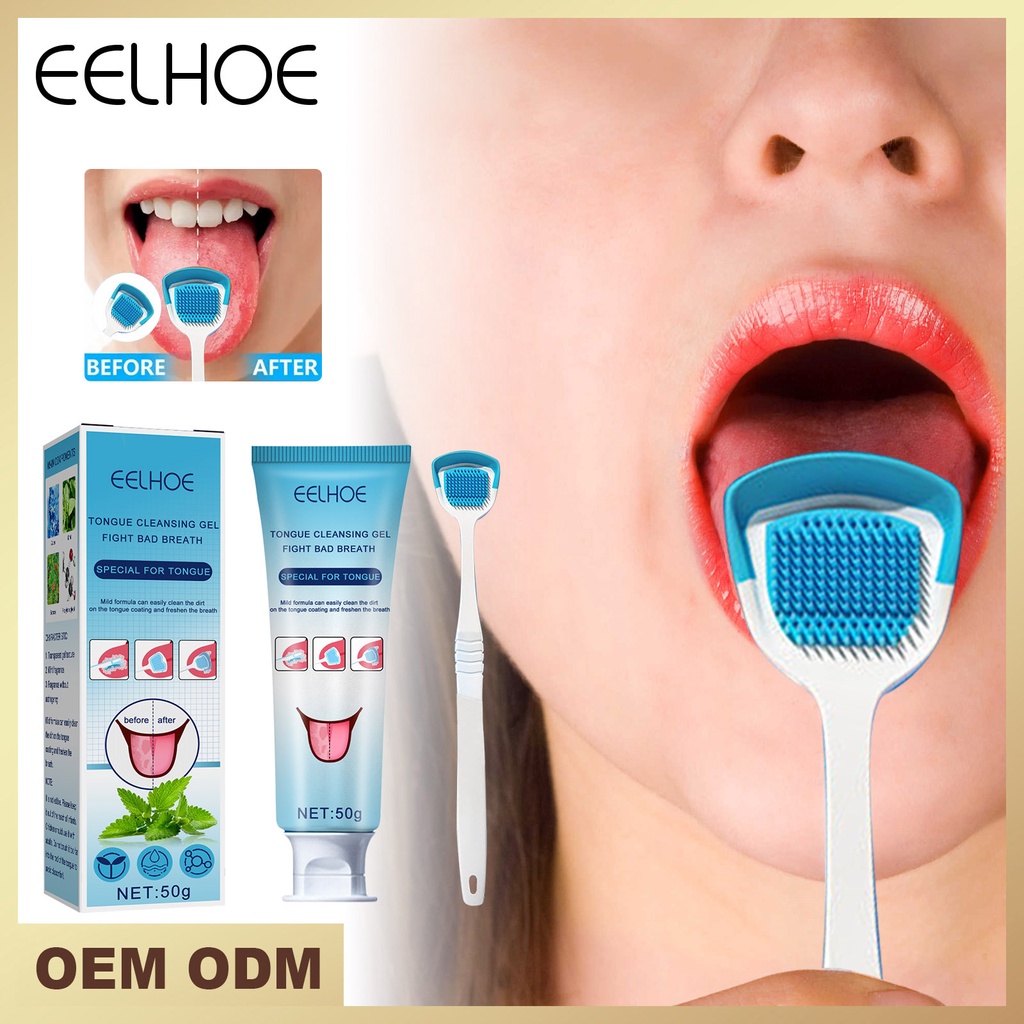 Gel Làm Sạch Lưỡi Eelhoe Loại Bỏ Mùi Hôi Chăm Sóc Răng Miệng
