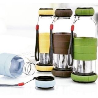 BÌNH PHA TRÀ LỌC TRÀ GIỮ NHIỆT THỦY TINH 450ML