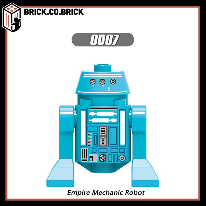 G0001 (CÓ SẴN) - Đồ chơi lắp ráp Minifigure Non Lego mô hình star wars chiến tranh giữa các vì sao Rhoda, Trooper