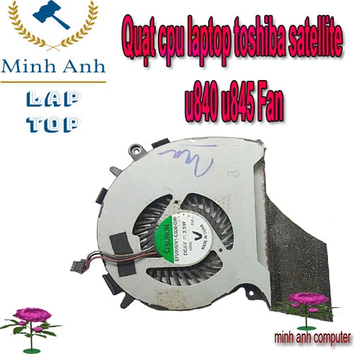 Quạt cpu laptop toshiba satellite u840 u845 Fan