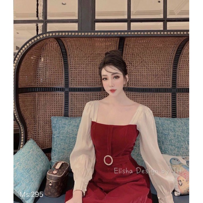 Đầm nhung dự tiệc