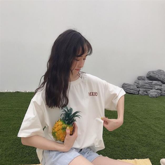 [S02][HÌNH THẬT] Áo thun nữ nam unisex căp đôi áo phông nữ tay lỡ HaYo siêu hot hàng rất đẹp-BT008
 | BigBuy360 - bigbuy360.vn