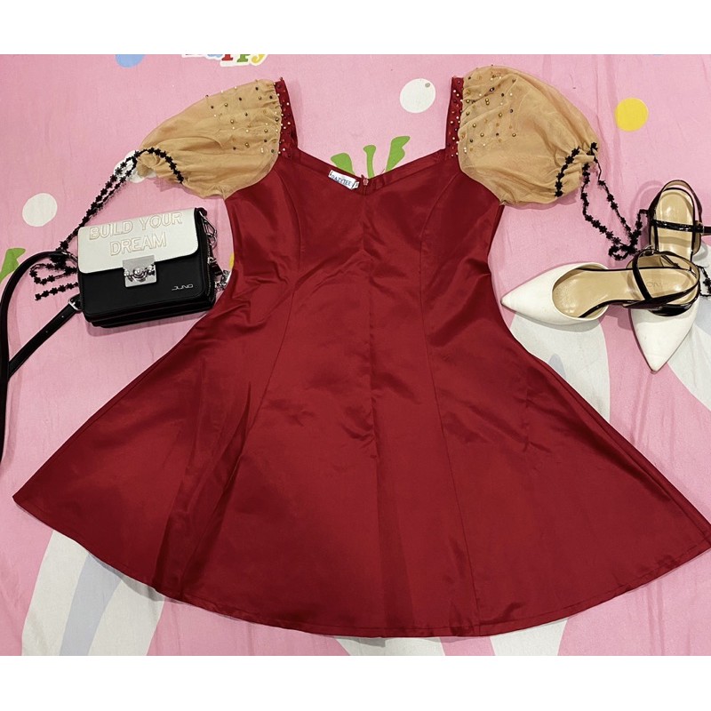 Đầm đỏ thanh lý (shop Crazyteen)