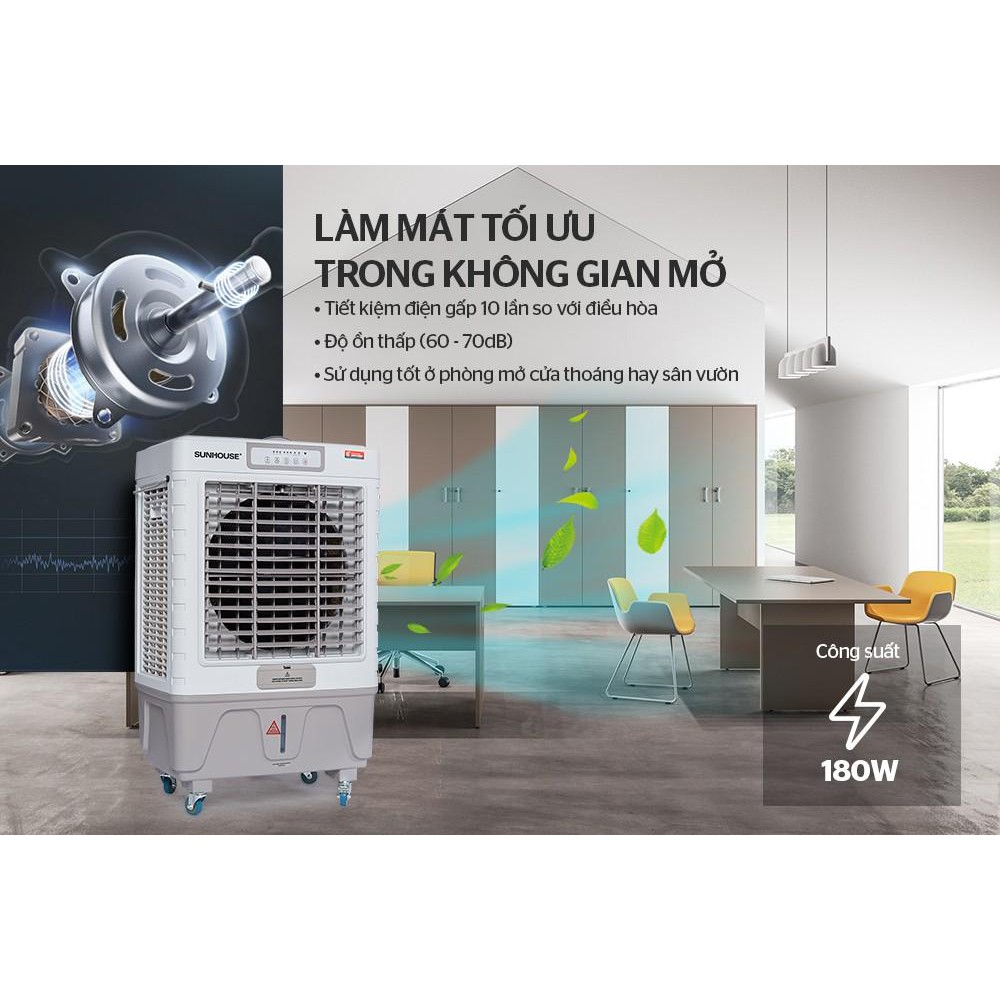 Quạt điều hòa Sunhouse SHD7746 mát lạnh như băng - Chính hãng