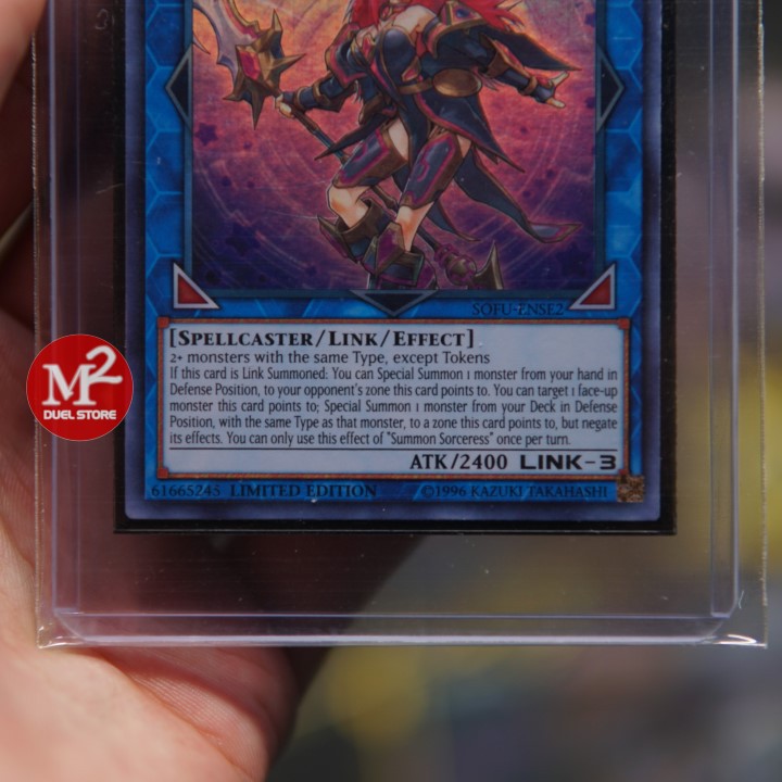 Thẻ bài yugioh Triệu hồi nữ phù thủy - Summon Sorceress - Bài thật chính hãng -Bảo quản M2SCCQ-LITE