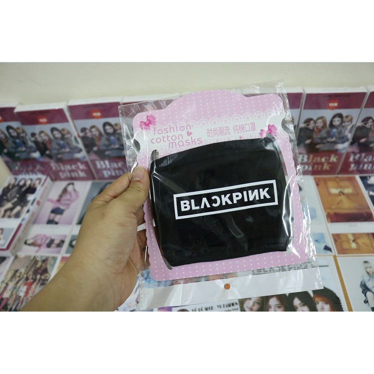 Khẩu trang vải nhóm nhạc Kpop Blackpink