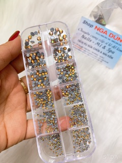 Đá gắn móng tay chân  mix size từ size 4-20