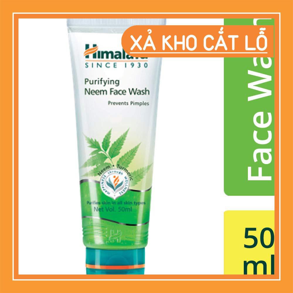 [ HB - Gift] Sữa rửa mặt loại bỏ mụn lá neem Himalaya Purifying Neem Face Wash 50ml