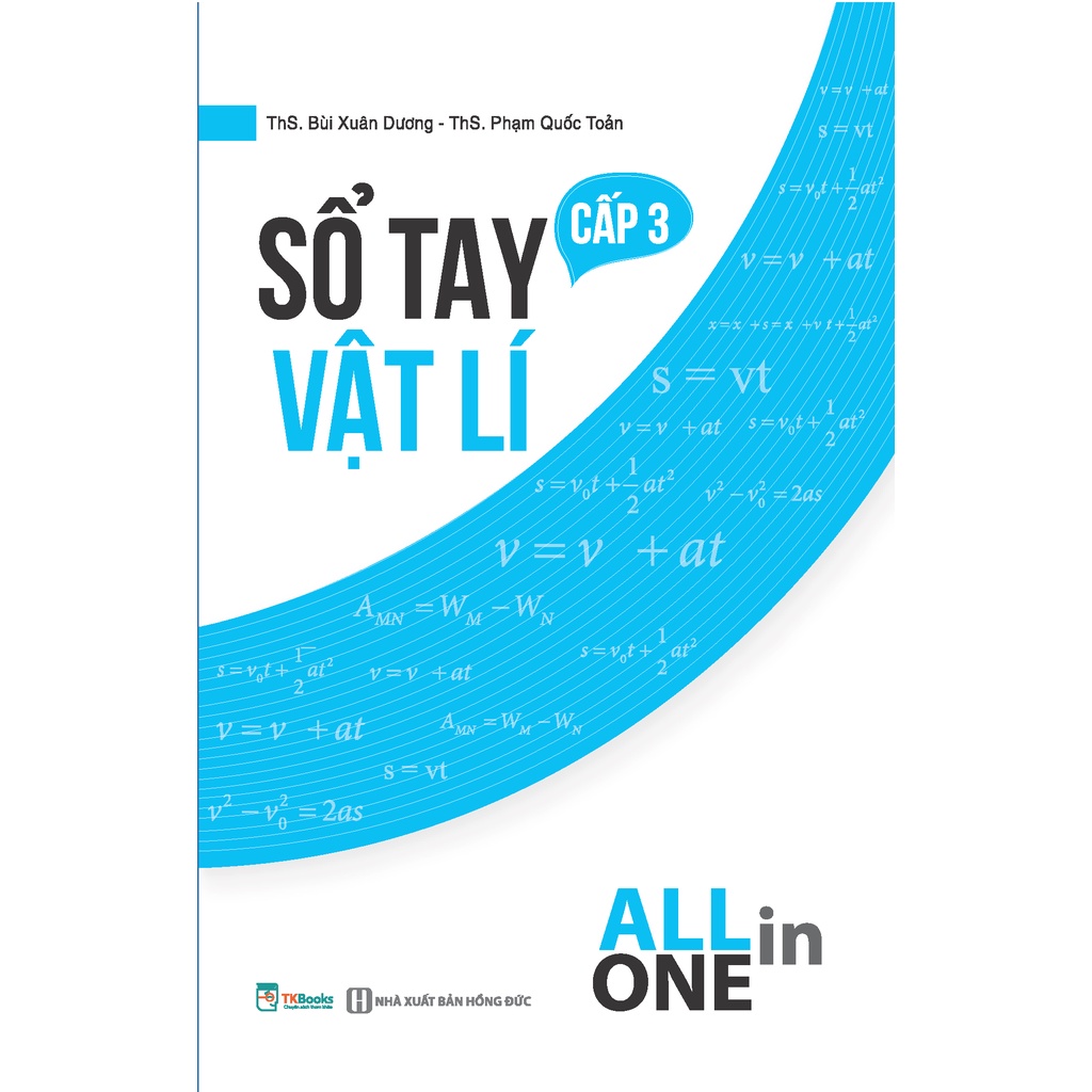 Sách - Sổ tay vật lí cấp 3 - All in one