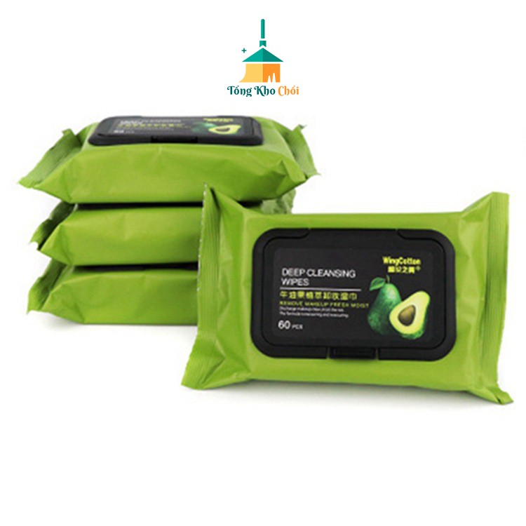 Khăn ướt tẩy trang chiết xuất quả bơ cho da mặt sạch và khỏe TTBO | BigBuy360 - bigbuy360.vn