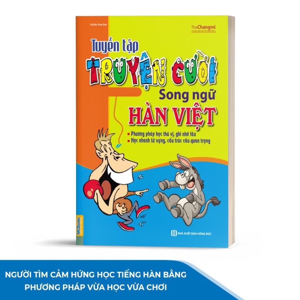 Sách - Tuyển Tập Truyện Cười Song Ngữ Hàn Việt - Vui Học Tiếng Hàn [MCBooks]