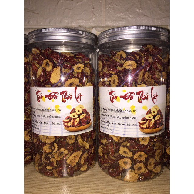 Hộp Táo Đỏ Thái Lát Khô