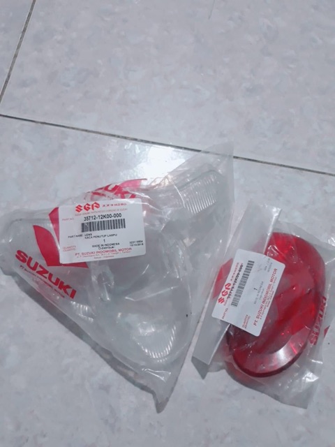 Bộ Mica đèn chóa hậu Satria - Raider Fi Chính hãng Indo