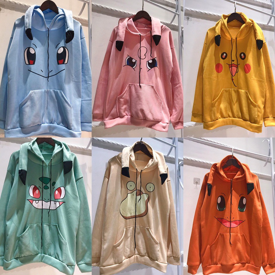 Áo hoodie pika unisex | WebRaoVat - webraovat.net.vn