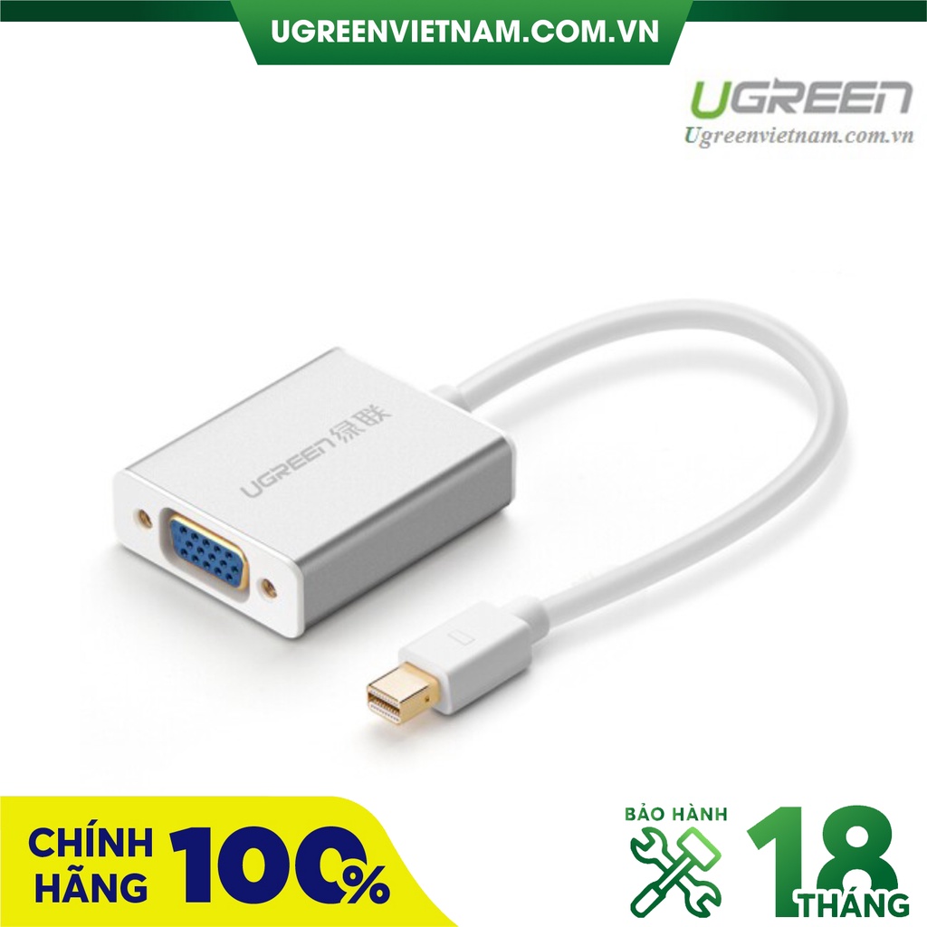 Cáp chuyển đổi Mini Displayport to VGA chính hãng Ugreen 10403