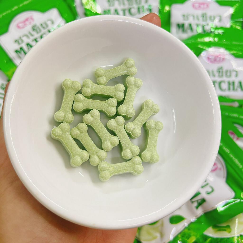 Kẹo xương chó matcha - cà phê, kẹo C xương chó tuổi thơ