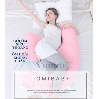GỐI BẦU TOMIBABY NHẬP KHẨU - gối ôm cho mẹ bầu và con nhỏ
