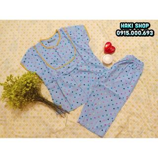 Bộ đồ mặc nhà quần lửng- Chất thô đẹp-Quần có túi 135K