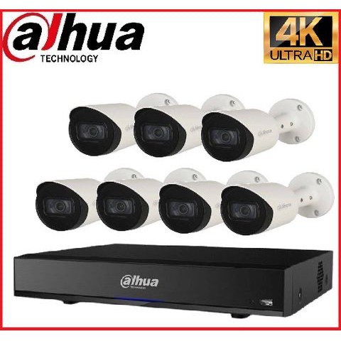 Trọn gói Camera Cao cấp 4K 02 -  7 camera Dahua (8MP)