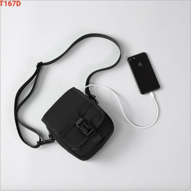 ✨ Giá Hủy Diệt ✨ Balo Cặp Đeo chéo Thời Trang Cho Nam Hàng Đẹp vải bố khóa gài dây dù thu được. | BigBuy360 - bigbuy360.vn