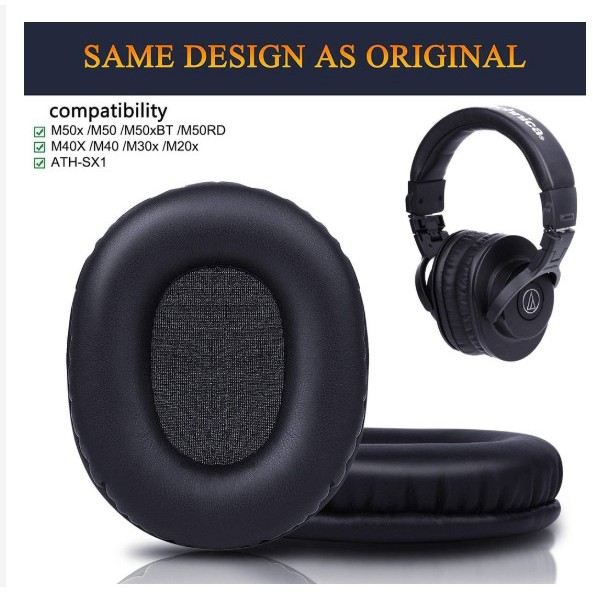 Miếng Đệm Tai Nghe Cho Audio Technica ATH-MSR7 M50X M50SF PRO5 M40 ATH-SX1 SONY MDR-7506 MDR-V6