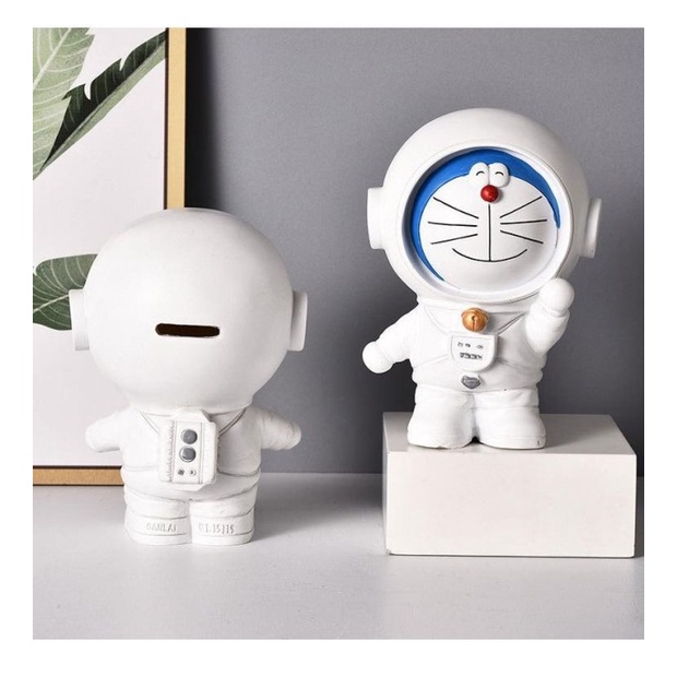 Ống Heo Tiết Kiệm Tiền Hình Phi Hành Gia / Phi Hành Gia / Tàu Vũ Trụ / Phi Hành Gia / Doraemon Dùng Để Trang Trí Nhà Cửa