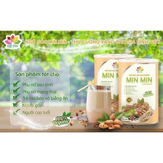 COMBO MUA 7 HỘP TẶNG 1H NGŨ CỐC MINMIN SIÊU LỢI SỮA