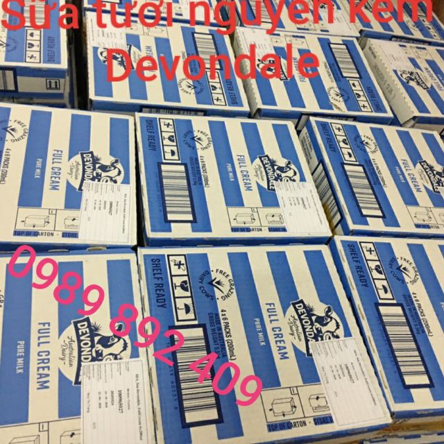 Sữa tươi Nguyên kem Devondale 200ml