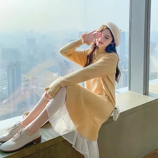 Đầm Len Suông Đuôi Cá Phong Cách Hàn Quốc Thời Trang Cho Nữ 2020