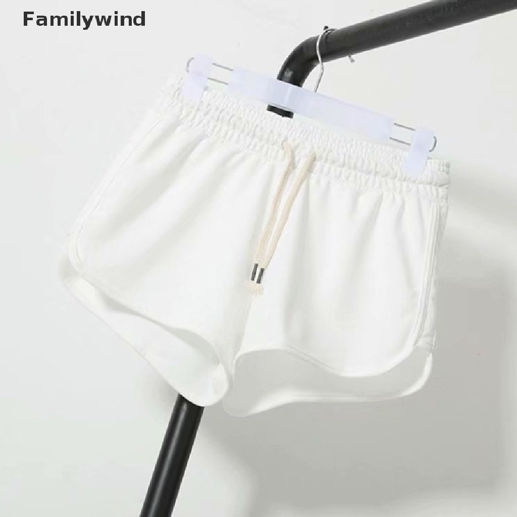 Quần Short Lưng Thun Màu Trơn Dáng Ôm Tập Thể Dục Cho Nữ