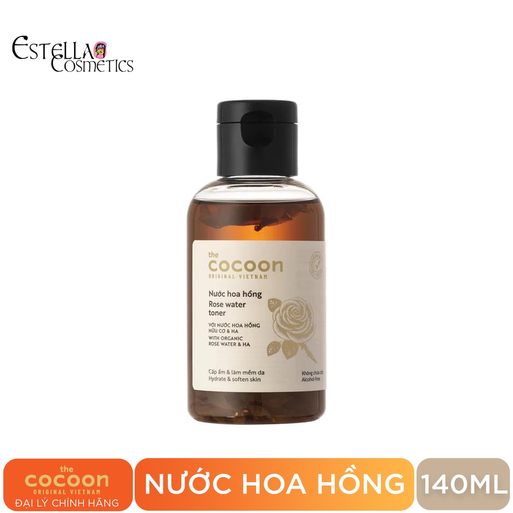 Nước Hoa Hồng Cocoon Rose Water Toner 140ml