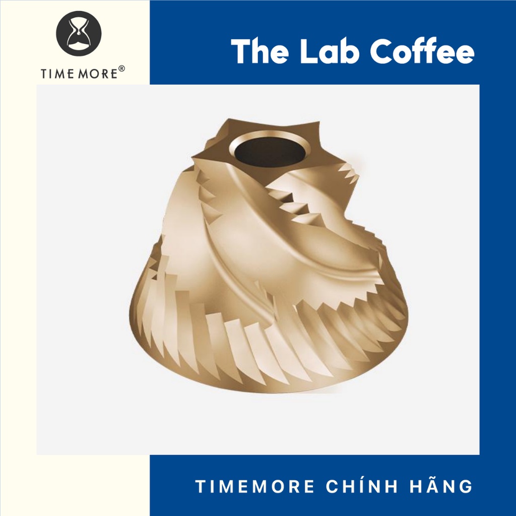 Lưỡi xay cà phê thép cho cối xay cà phê Timemore E&B Burrs phủ Titanium | Chính hãng Timemore