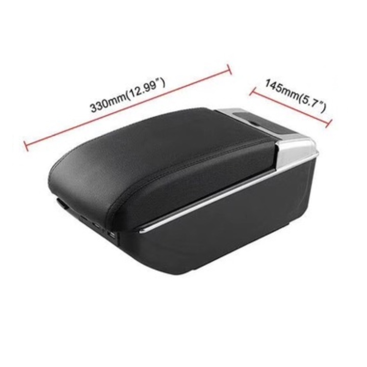 Hộp tỳ tay, đệm tỳ tay lắp cho xe ô tô Kia Picanto, Armrest box for Kia Picanto