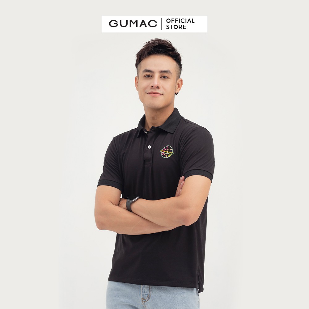 [Mã WABRGD12 giảm 10% đơn 250K] Áo polo nam bố thêu GUMAC năng động, lịch lãm ATNB851 | BigBuy360 - bigbuy360.vn