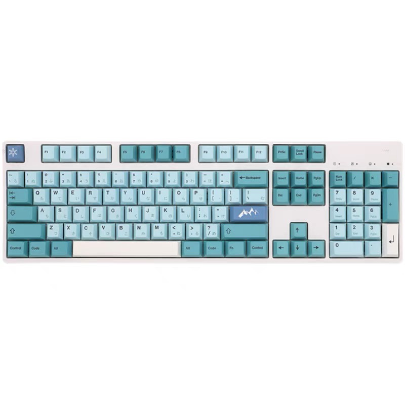 Bộ 142 Phím GMK Iceberg PBT Phong Cách Nhật Bản Cho Bàn Phím Cơ 61 64 84 108