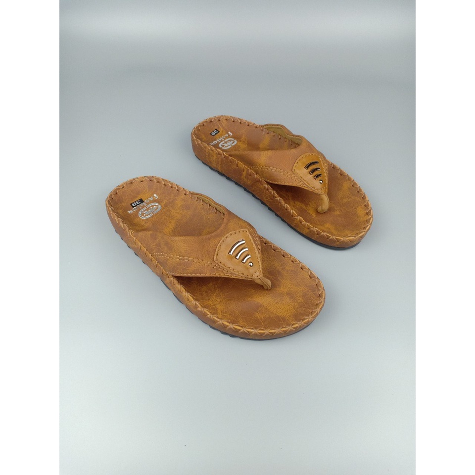 DÉP KẸP DA NAM MAY VIỀN