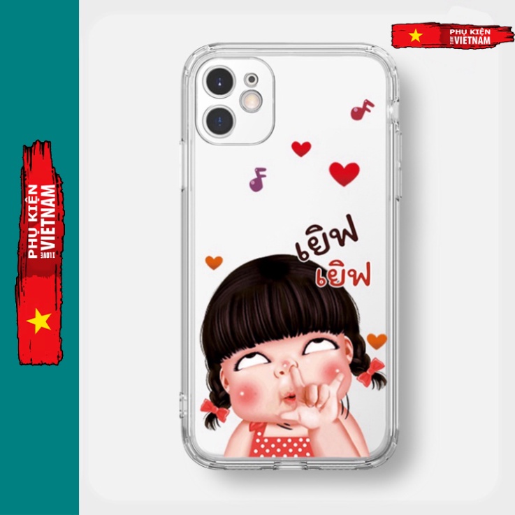 Ốp lưng iphone 6, 6s plus, 7 8 Plus, X, XS, XR, XSMAX, 11 , 12, 13 PROMAX suốt trong quãng siêu nghịch PKVN