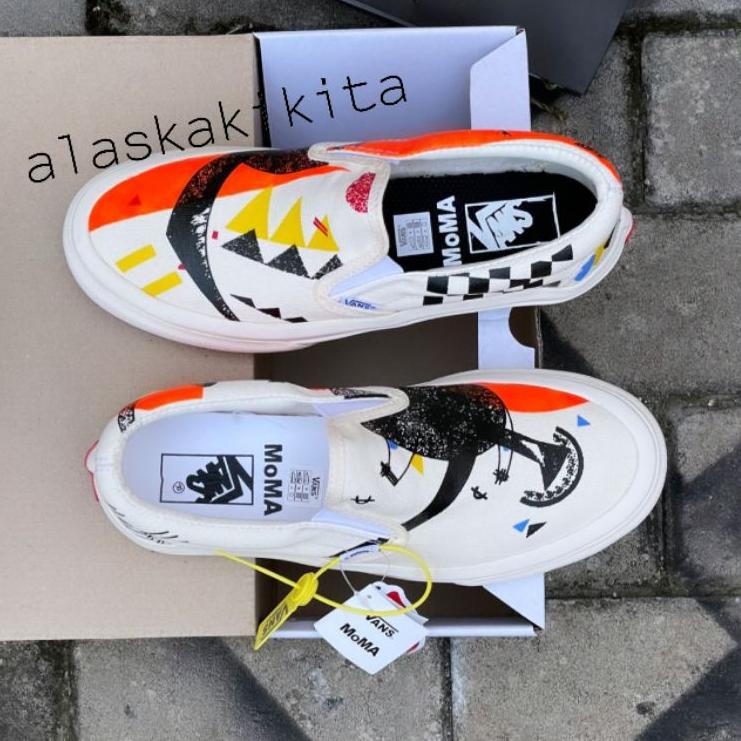 Giày SLIP ON MOMA VASILY KANDINSKY VANS Thiết Kế Đơn Giản Cá Tính
