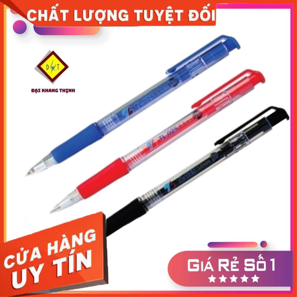 Bút bi Thiên Long TL 025 viết bi TL Đủ 3 Màu XANH - ĐỎ - ĐEN CAM KẾT CHÍNH HÃNG