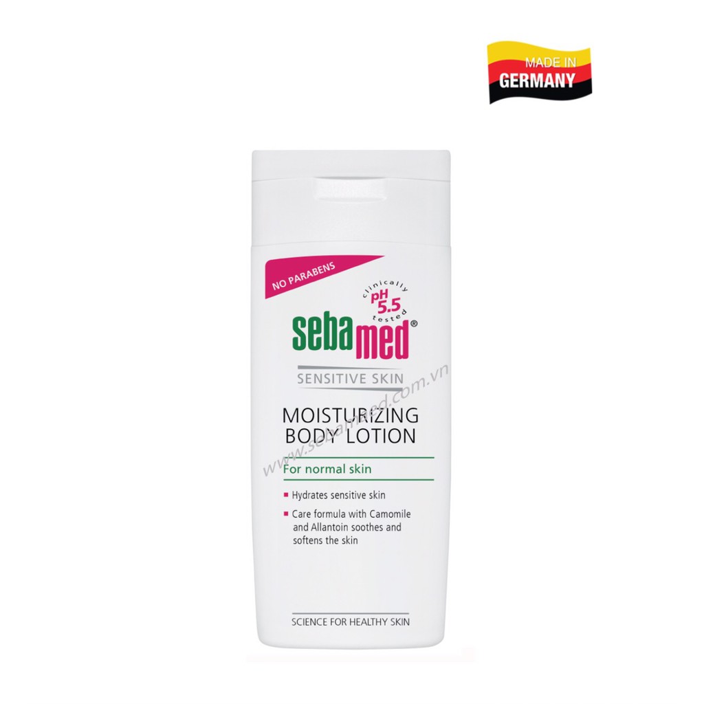 SỮA DƯỠNG THỂ CẤP ẨM TOÀN THÂN CHO DA NHẠY CẢM SEBAMED pH5.5 - 200ML - ĐỨC | BigBuy360 - bigbuy360.vn