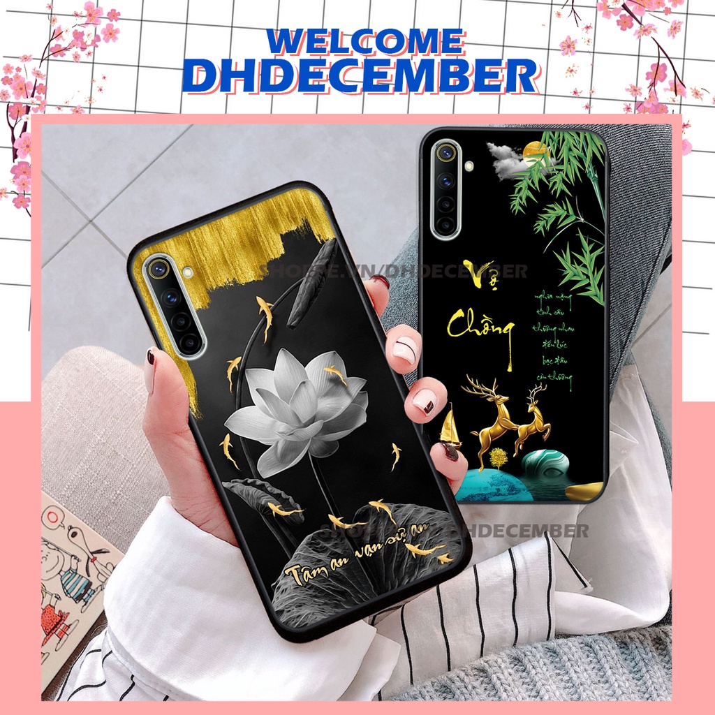 Ốp lưng Realme 6 / 6 PRO in hình thư pháp tâm an vạn sự an ,mã đáo thành công SIÊU CHẤT