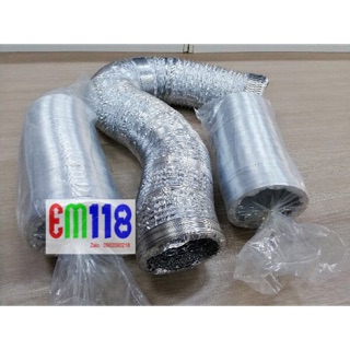 EM118 - Ống gió bạc D90 đến D200 - cuộn 1.5m