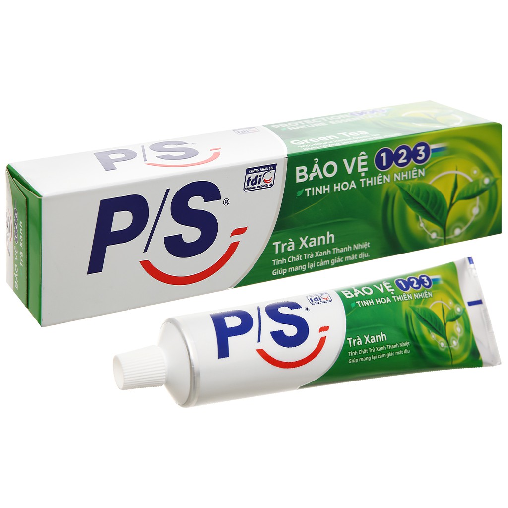 Nước súc miệng Ps trà xanh 300ml tặng Kem đánh răng Ps 80g